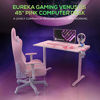 Picture of EUREKA ERGONOMIC Metal Gaming Accessories Bundle: Cup Holder, Headset Bag Hanger & Headphone Stand (L, Grey)