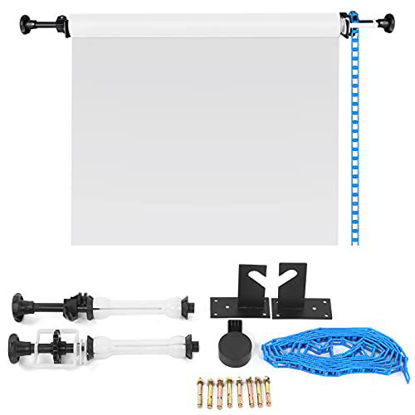 Picture of Background Ceiling Mount Support Fond Photo Photography Single Roller Wall Mounting Manual Background Support System for Using Light Stand, Including 2 Wall Mounting Support,2 Tubular Support, 1 Chain