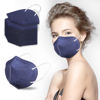 Picture of akgk KN95 Face Mask 50 PCS, Breathable Protection Masks, 5-Ply KN95 Navy Blue Masks, Cup Dust Safety Masks