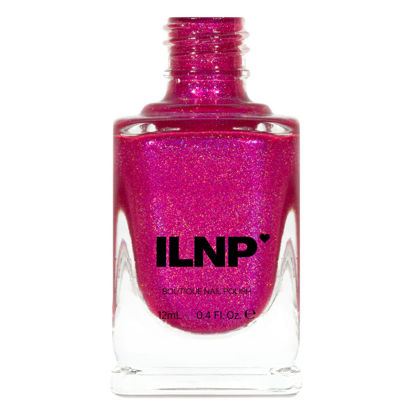 Picture of ILNP Bikini Bottoms - Vivid Magenta Pink Holographic Nail Polish