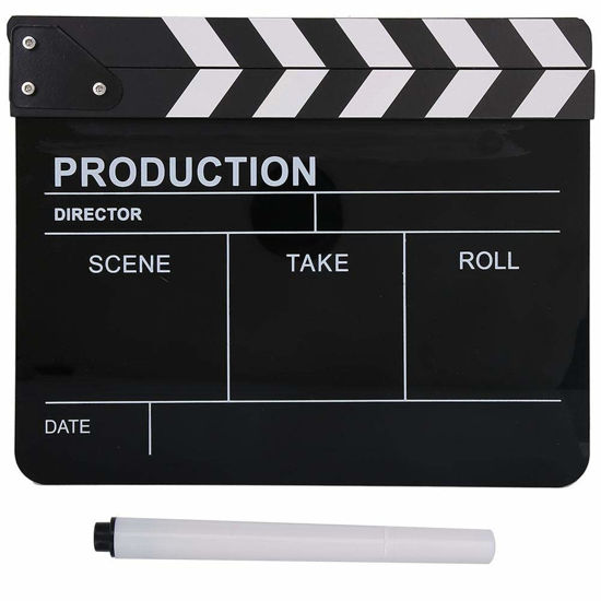 Mini Movie Film Clap Board, Colorful Acrylic Director Scene