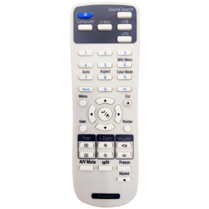 Picture of Kindsion Replacement Projector Remote Control 2189060 for Epson EB-L400U, EB-L500, EB-L510U, PowerLite L400U/ L500W/ L510U/ L610/ L610U/ L610W/ L615U