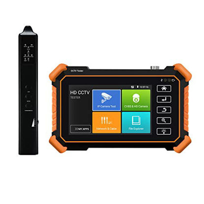 Picture of WANLUTECH IP CCTV Tester IPC-1910C Plus,4 Inch Wrist 8K IPS Touch Screen 960 x 640 Resolution and Support 8MP TVI CVI AHD PoE Analog Camera Test, W/UTP Cable Test＆Cable Tracer