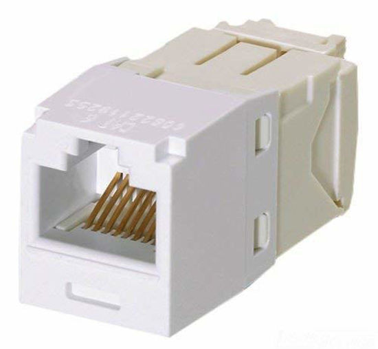 Picture of Panduit CJ688TGWH Category-6 8-Wire TG-Style Jack Module, White