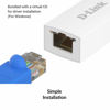 Picture of D-Link USB C to Ethernet Adapter, Type C to 2.5 Gigabit Ethernet LAN Network Adapter 2500 Mbps Wired Performance Windows Mac OS Dongle (DUB-E250)