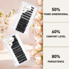 Picture of Lash Clusters D Curl 8-16MIX DIY Eyelash Extensions 72 Clusters Lashes B&Q LASH Eyelash Clusters Eyelash Extensions Volume Wispy Individual Lash Clusters at Home Lash Extensions (B29,D-8-16MIX)