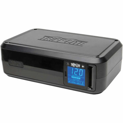 Picture of Tripp Lite 1000VA Smart UPS Battery Back Up, 500W Tower, 8 Outlets, LCD Display, AVR, USB, Tel / DSL / Coax Protection, 3 Year Warranty & $250,000 Insurance (SMART1000LCD) Black