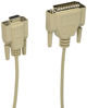 Picture of C2G 02519 DB9 Female to DB25 Male Serial RS232 Modem Cable, Beige (10 Feet, 3.04 Meters)