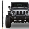 Picture of 13 Inch Antenna for Jeep Wrangler Gladiator JK JL JKU JLU JT Rubicon Sahara Willys Sport Mojave 2007-2022, Jeep Wrangler Gladiator Accessories, Jeep FM AM Radio Reception, Rotatable Bevel Head