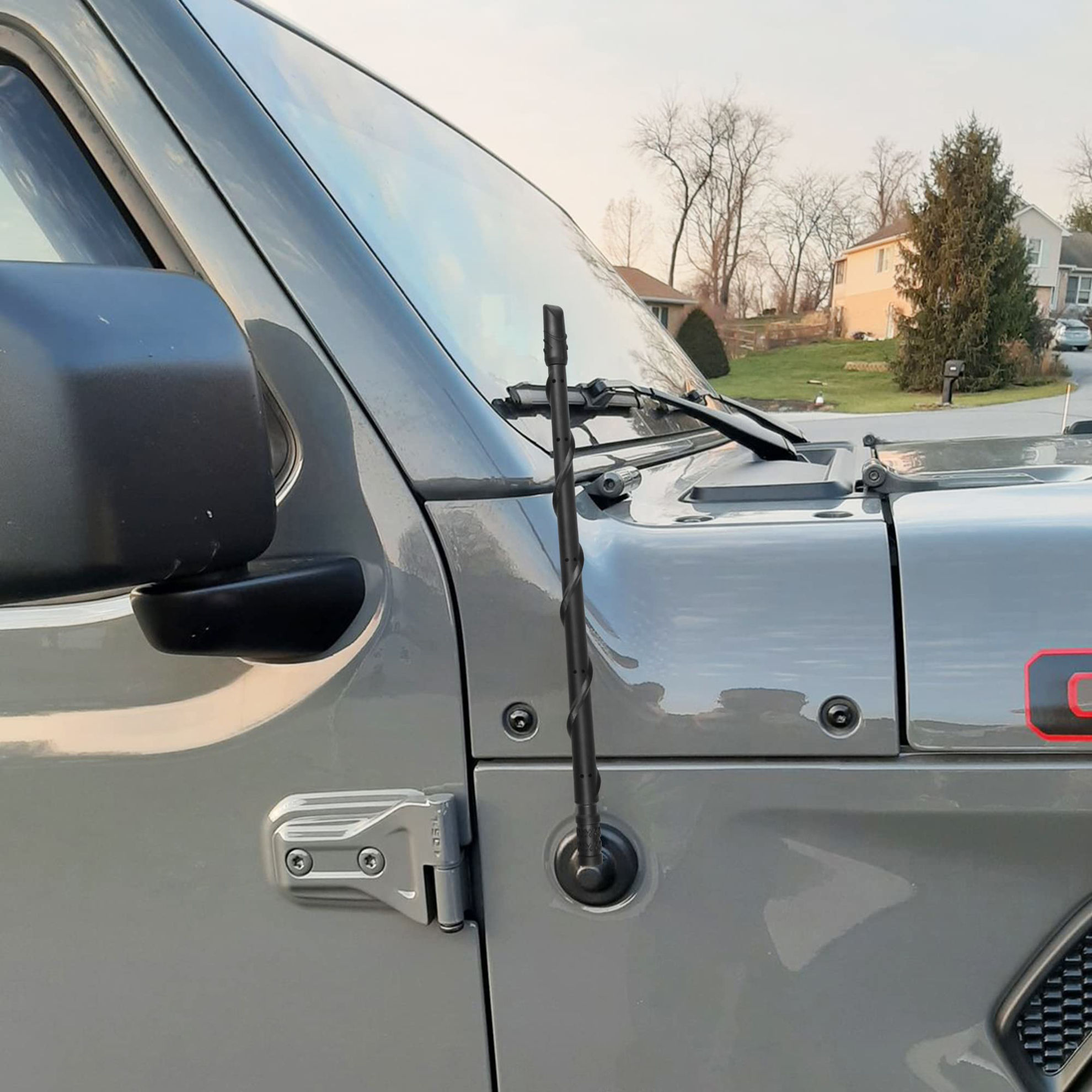 GetUSCart 13 Inch Antenna for Jeep Wrangler Gladiator JK JL JKU JLU JT