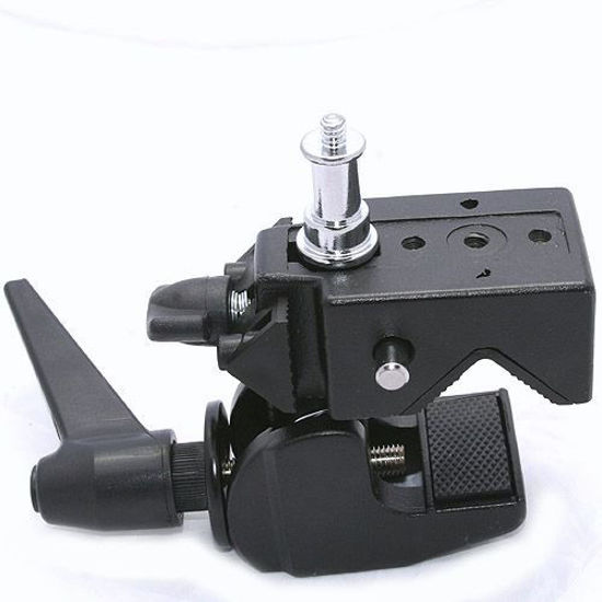 Picture of ePhoto Universal 5/8" Stud with 1/4" 3/8" Thread Light Stand Support Studio Super Clamp System by ePhoto INC SC Clamp