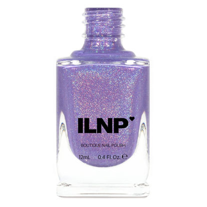 Picture of ILNP Charmingly Purple - Bright Purple Holographic Nail Polish