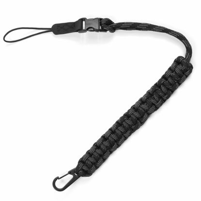 Picture of Tamrac Quick Release Paracord Wrist Strap for DSLR and Mirrorless Cameras, Black