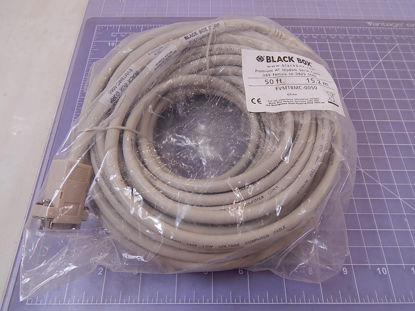 Picture of Black Box Premium RS232 at Modem Cable DB9F/DB25M 50Ft.