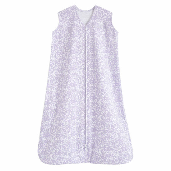 Picture of HALO Sleepsack 100% Cotton Wearable Blanket, TOG 0.5, Aster Flowers Purple, Large