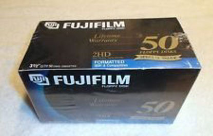 Picture of FUJIFILM - 50 x Floppy Disk - 1.44 MB - Black - PC - Storage Media