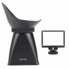 Picture of Optical Viewfinder, Sunshade Hood Magnification Viewfinder for Camera, 2.8X Universal LCD Screen Magnifying Viewfinder with Extender Hood for Cameras(V6)