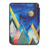 Picture of kwmobile Case Compatible with Kobo Clara HD - Case PU e-Reader Cover - Moon and Mountains Gold/Coral/Dark Blue