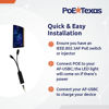 Picture of PoE Texas PoE Power for USB-C Devices, Including Google WiFi & Raspberry Pi - for POS Systems, Digital Signage & More, 802.3af POE to 5 Volt Splitter, Extend Power Delivery Up to 328 Feet