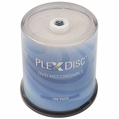 Picture of PlexDisc DVD-R 4.7GB 16x Recordable Media Disc - 100 Disc Spindle