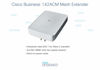 Picture of Cisco Business 142ACM Wi-Fi Mesh Extender | 802.11ac | 2x2 | Wall Outlet | Limited Lifetime Protection (CBW142ACM-B-NA) | Requires Cisco Business Wireless Access Points