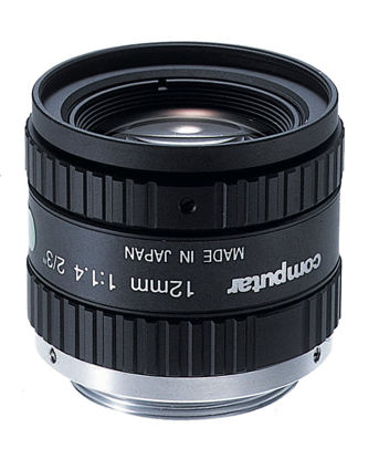 Picture of Computar M1214-MP2 2/3" 12mm F1.4 Manual Iris C-Mount Lens, 1.5 Megapixel Rated