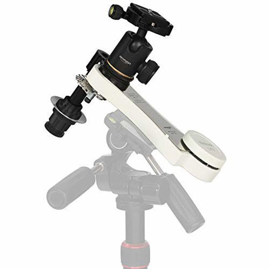 Picture of Omegon Photo Mount Mini Track LX3 N with Tripod Ball Head OM8 - Travel Autoguider currentless Tracking for Astrophotography, Panorama and Timelapse