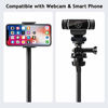 Picture of Webcam Stand Phone Holder with Universal 1/4 Inch Screw, Clip Lazy Bracket Flexible 360° Gooseneck Clamp, for Phone and Webcam