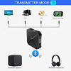 Picture of Bluetooth Receiver Transmitter 5.0, 2-in-1 Bluetooth Adapter Mini Portable RCA & 3.5mm AUX Compatible, Low Latency Bluetooth Audio Devices for TV PC Wired Speakers Car Sound System