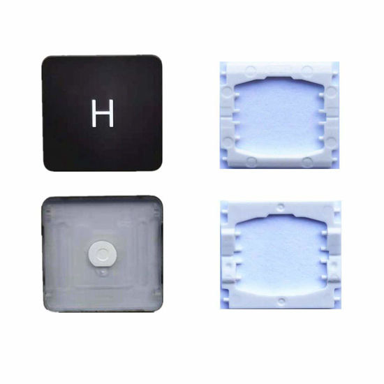 Picture of Replacement Individual H Key Cap and Hinges are Applicable for MacBook Pro A1706 A1707 A1708 Keyboard to Replace The H Key Cap and Hinge