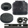 Picture of Kiorafoto Anti-Scratch Anti-Wear Camera Lens Skin Cover Protector Film for Canon RF 50mm RF50mm F1.8 1.8 STM on EOS R5 R6 R RP Lens & Lens Caps Protective Decoration Sticker - Camouflage Black