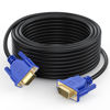 Picture of VGA to VGA Cable 30FT, UVOOI VGA Cord HD15 Computer Monitor Cable 30Feet 1080P for PC Laptop TV Projector