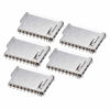 Picture of uxcell SD Memory Card Socket Short Body 11 Pin PCB Mount Connector 5pcs