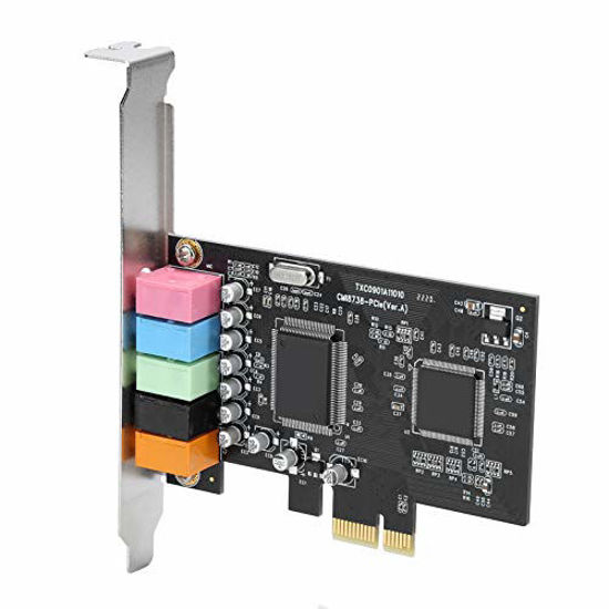 Picture of Pcie 5.1 Channel Sound Card 6 Channel Audio Card CMI8738 Chip with CD Accessories for WIN2000 / for XP/for Vista/for Win7 / 8/10 Linux