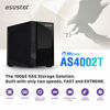 Picture of Asustor AS4002T | Personal Cloud | 1.6GHz Dual-Core, 2GB RAM DDR4, 10GbE Port | Network Attached Storage NAS (2-Bay Diskless)