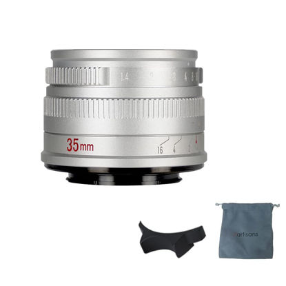 Picture of 7artisans 35mm F1.4 Mark II APS-C Manual Focus Prime Lens Large Aperture Compatible with Fuji Camera X-A1 X-A10 X-A2 X-A3 A-at X-M1 XM2 X-T1 X-T3 X-T10 X-T2 X-T20 X-T30