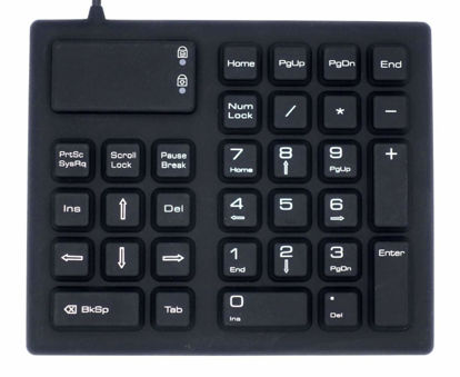 Picture of DSI Portable Silicone 32 Key Numeric Keypad Rigid Waterproof KP-JH-SFR33