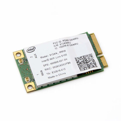 Picture of New Intel 5100 WIFI 512AN_MMW 802.11 AGN 300Mbps Mini PCI-E Laptop Wireless Card