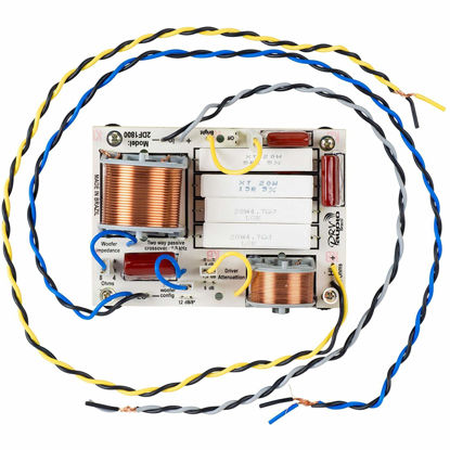 Picture of PRV AUDIO 2DF1800 Two-Way Crossover Board 1800Hz with Driver Attenuation 8 Ohms