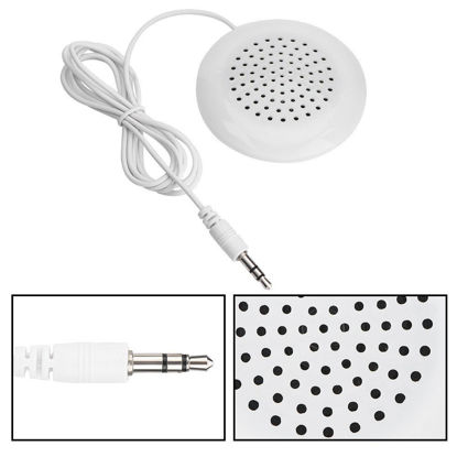 Picture of Pillow Speaker, 3.5mm Mini Louder Speakers Music Pillow Stereo Speaker for MP3 MP4 Cell Phone GS