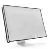 Picture of kwmobile Monitor Cover Compatible with 20-22" Monitor - Monitor Cover Dust PC Screen Protector - White