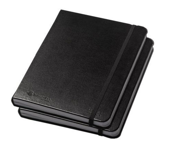 Picture of Livescribe Lined Journals #7-8 (5.5" x 8.25"~140mm x 210mm), Black Hard-Cover, 2 Pack