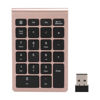 Picture of ASHATA Numeric Keypad,22 Keys Numeric Keypad USB 2.4G Wireless Mini Ergonomic Keyboard with Receiver,Support for Android, for Windows, for Mac OS Systems.(Rose Gold)