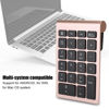 Picture of ASHATA Numeric Keypad,22 Keys Numeric Keypad USB 2.4G Wireless Mini Ergonomic Keyboard with Receiver,Support for Android, for Windows, for Mac OS Systems.(Rose Gold)