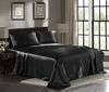 Picture of Satin Pillowcase 2 Pack - King Size (20"x40", Black) - Silky Pillow Cases for Hair and Skin - Satin Pillow Covers with Envelope Closure - Extra Soft Premium Microfiber