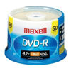 Picture of DVD-R Discs, 4.7GB, 16x, Spindle, Gold, 50/Pack, Sold as 1 Package