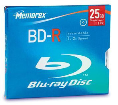 Picture of Memorex 25GB Blue Ray BD-R 2X Write Once