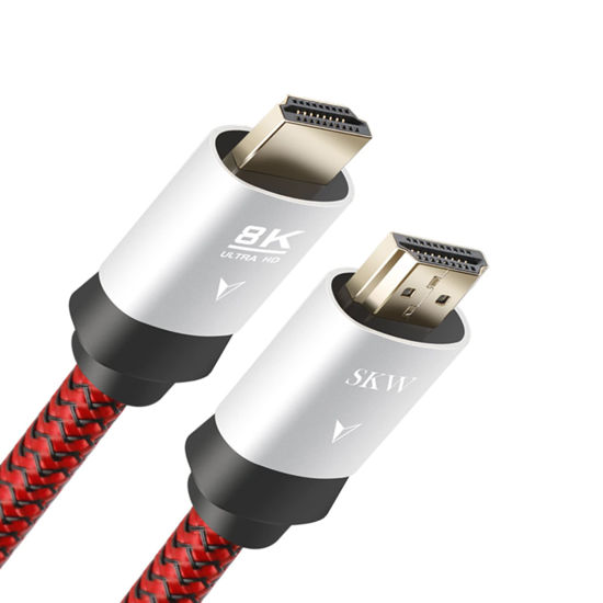 Usb HDMI Cables 2.1, 48Gbps 8K & 4K Ultra High Speed HDMI Braided