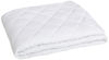 Picture of Amazon Basics Hypoallergenic Quilted Mattress Topper Pad Cover - 18 Inch Deep, Twin