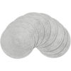 Picture of SHACOS Round Braided Placemats Set of 8 Washable 15 inch Round Table Mats Woven Place Mats for Dining Table (Silver, 8)